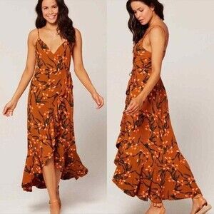 L*Space Wendy Wrap Dress in Love Song Floral Pattern | Size M
